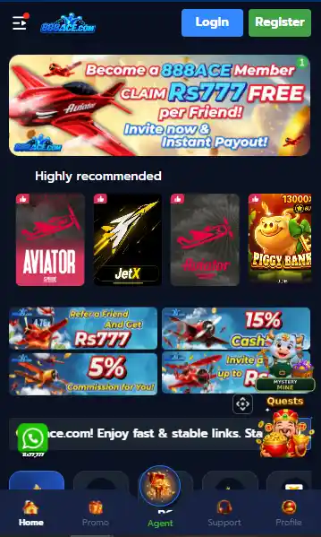 888ACE-Game-main page