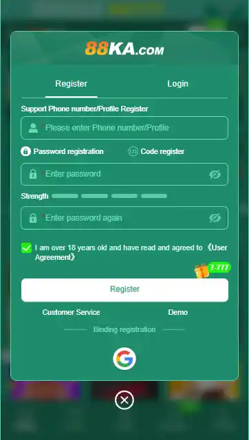 88Ka-Game-log-in