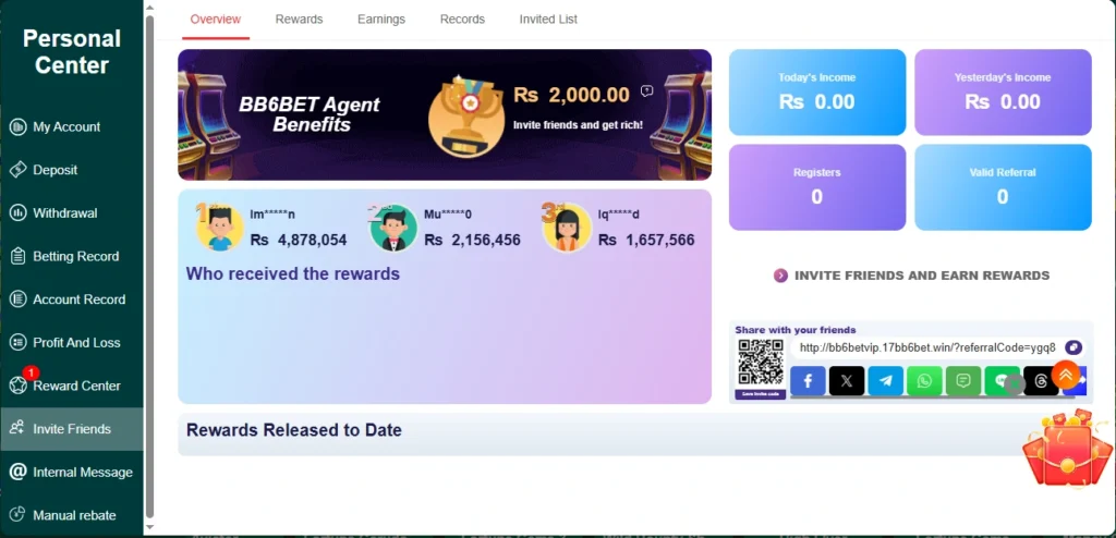 BB6Bet Game App