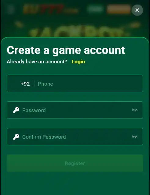 EU777-Game-log-in