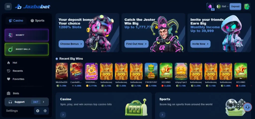 Jazba-Bet-Game